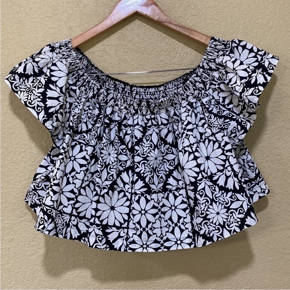 NWT Maeve Off-Shoulder Floral Top - Picture 4 of 6